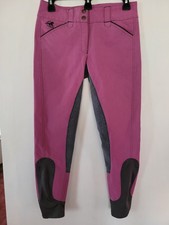 Preowned Piper by smartpak pants 26R Pink / Grey Riding Pants