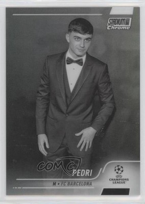 2021-22 Topps Stadium Club Chrome UEFA Champions League 57/299 Pedri #16 0xm9