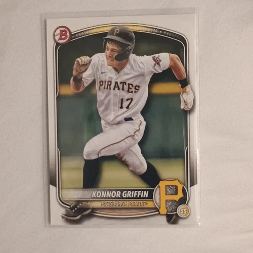 2025 Bowman Prospects Konnor Griffin Pittsburgh Pirates Paper Card