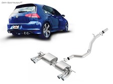 Borla Komplettanlage ab Kat Ø76mm-System VW Golf 7 R je 2x 89mm rund