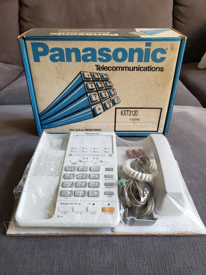 Vintage Brand NEW Panasonic EASA-PHONE KX-T3120 Speakerphone Business Telephone  - Image 2 of 4