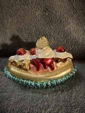 Old World Christmas Ornament Banana Split Ornament Glass 4.5  Wide