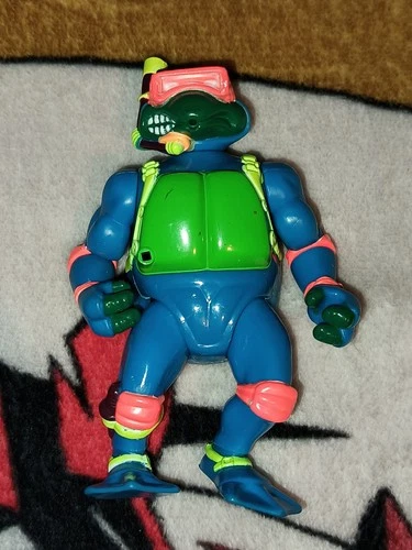 Vintage TMNT Surfin' Ninja Scuba Divin' Raph Action Figure Ninja Turtles