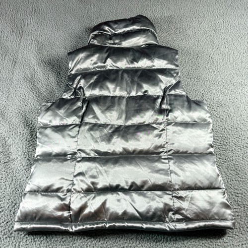 Charter Club Petite Womens Sleeveless Full Zip Quilted Puffer Vest Gray Size L - Picture 6 of 9