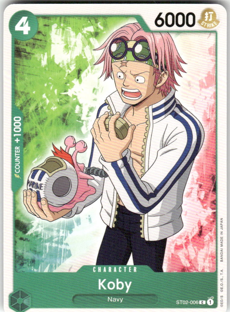 Koby ST02-006 Common Starter Deck 2: Worst Generation One Piece Near Mint
