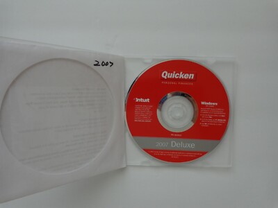 Intuit Quicken Personal Finances Deluxe 2007 For Windows