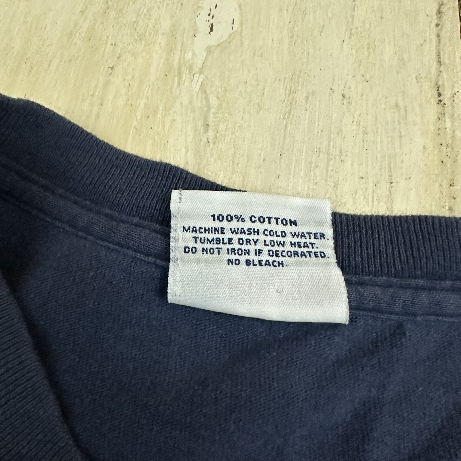 FILA T shirt vintage anni 90 blu navy 2 lati made in USA cotone uomo GRANDE