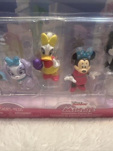 New Disney Junior Minnie Mouse 7-Piece Collectible Figure Set  Daisy Figaro 2024 - Picture 20 of 21