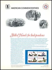 1977 Skilled Hands for Independence CP80 commemorative panel 80 MNH Sc 1720a