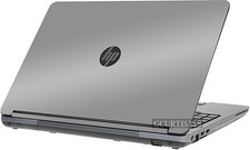 SILVER GRAY Vinyl Lid Skin Cover Decal fits HP ProBook 655 G1 Laptop