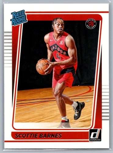 2021-22 Panini Donruss Scottie Barnes #236 Toronto Raptors Rated Rookie