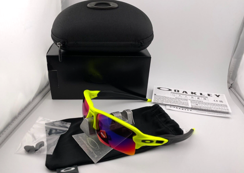 OAKLEY FLAK 2.0 XL NEON TENNIS BALL YELLOW WITH PRIZM ROAD SUNGLASSES OO9188-H1 - Picture 1 of 11