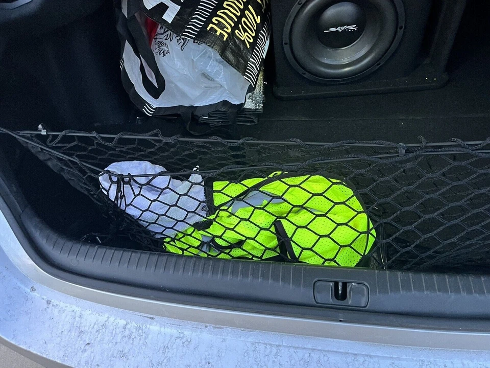 Red de carga de malla de red estilo sobre de maletero para LEXUS RC350 300 200t RC F 2015-2025 Foto 2 de 4