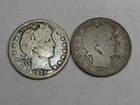 2 Better Date Barber Quarters: 1913 & 1911-d.  #19