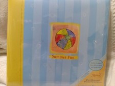 MARKINGS "SUMMER FUN" 8 1/2"X9 1/2" 3-RING PRE-DESIGNED PHOTO SCRAPBOOK KIT