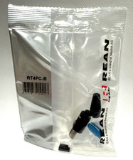 Neutrik Rean RT4FC-B Tiny XLR 4-Pin Female Black & Gold.