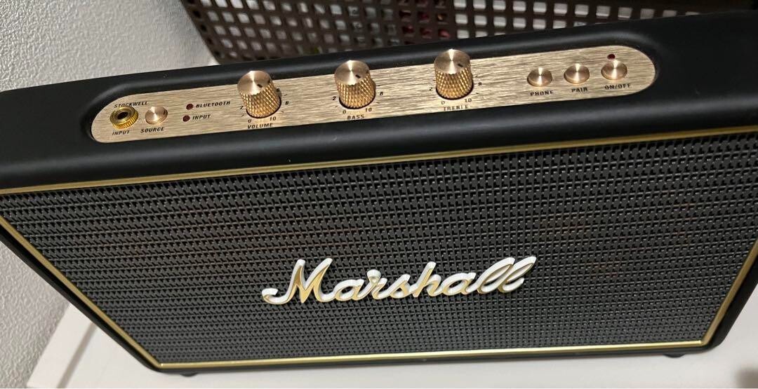 Marshall STOCKWELL ※ジャンク Open Box Marshall Stockwell Portable Bluetooth Speaker with