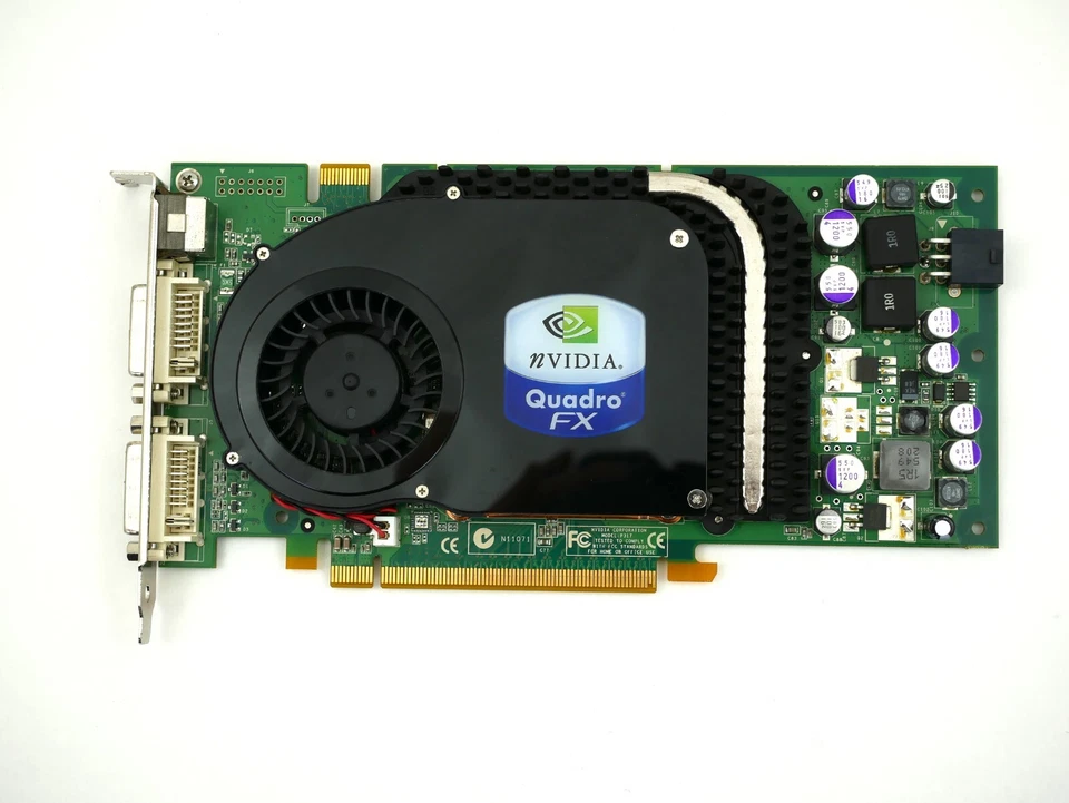 HP nVidia Quadro FX3450 FX 3450 256MB PCIe x16 394754-001 395815-001 - Image 2 of 4