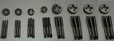 BSW LEFT HAND THREAD TAP AND DIE SET 3/16,1/4,5/16,3/8,7/16,1/2 ENGLISH THREAD