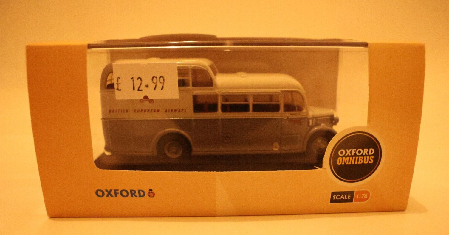Oxford Omnibus 76COM003 Commer Commando BEA grey 1:76 scale. Cased excellent