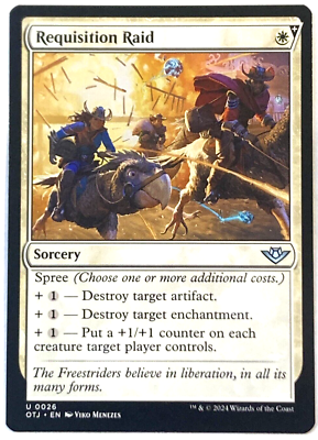 MTG Requisition Raid Outlaws of Thunder Junction Commander 26 NM