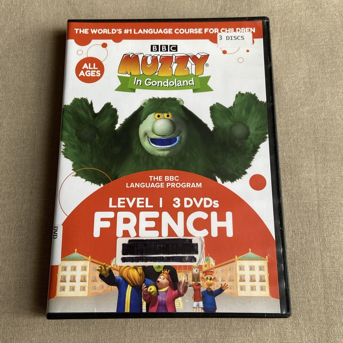Muzzy in Gondoland: French Level 1 (DVD 2018 3-Disc Set) BBC