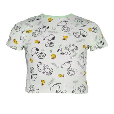 Peanuts Snoopy Jugend Mädchen Bauchfrei Oversize T-Shirt Shirt Gr. 134-170 - Bild 1 von 2