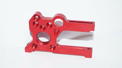ARRMA Aluminum Motor Mount - Red, Lightweight, ARA320482, For RC Cars, Easy Servicing Adjustment - View #2