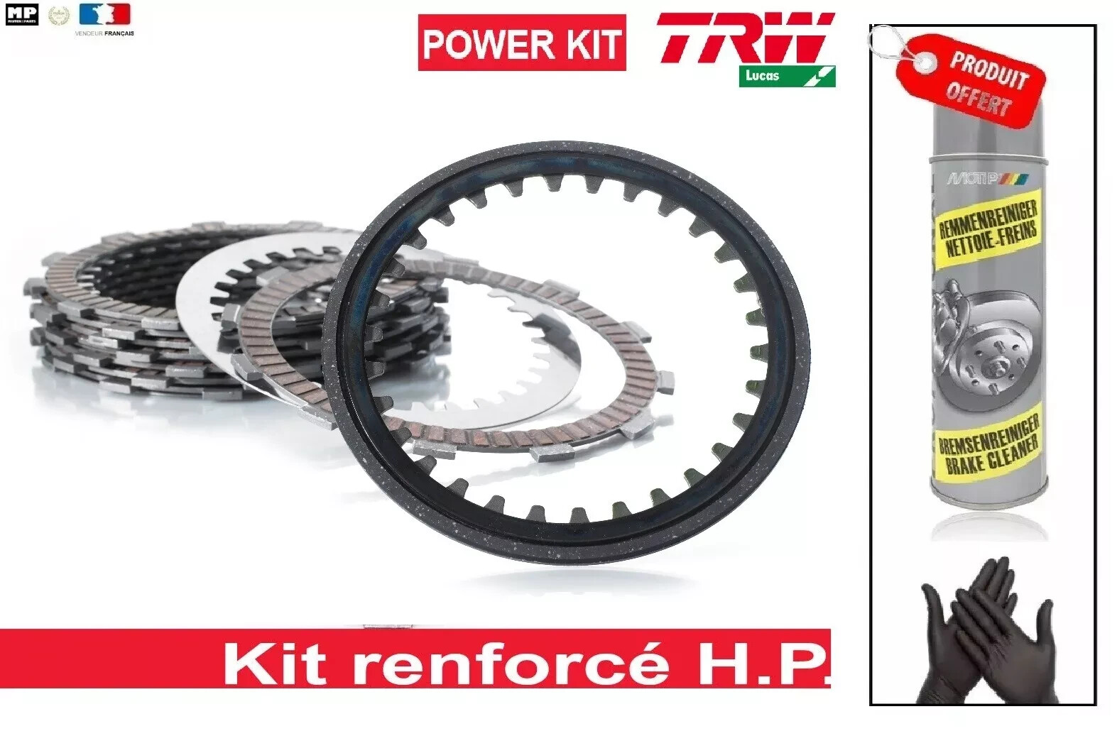Kit Embrayage TRW Lucas en Carbone pour la Précision Mécanique de la Ducati 749