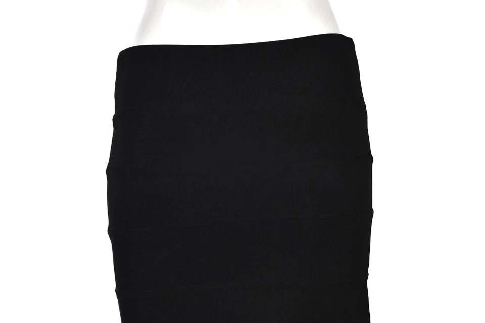 Millau 裙 S 码黑色纯色直筒及膝迷你棉质休闲 — 第 3/4 张图片
