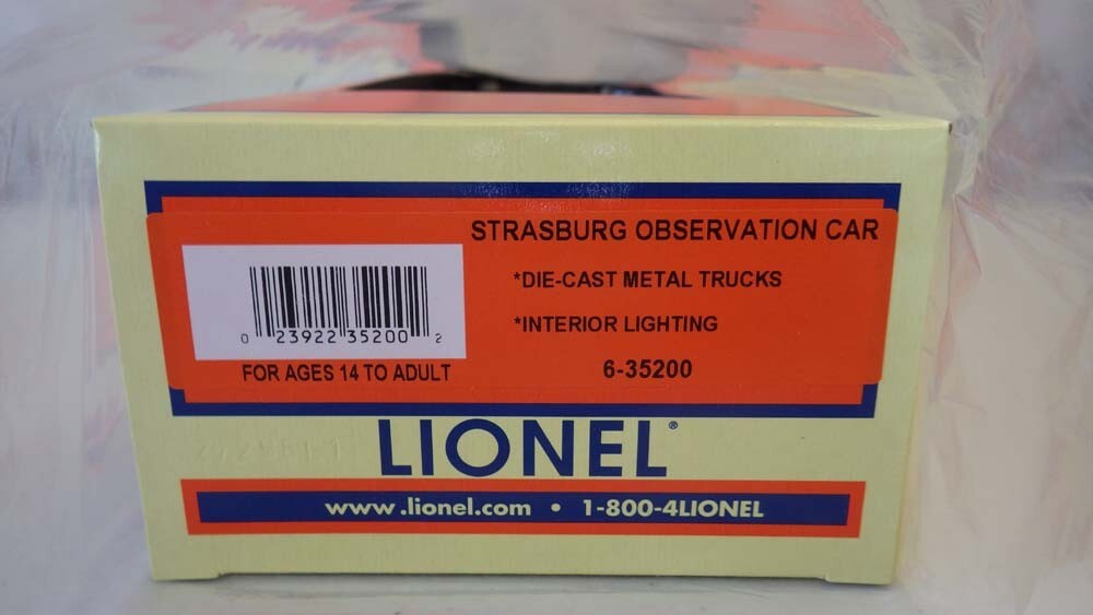Lionel Strasburg cars 35200 Obsv, 36647 Caboose, 36149 Woodside Reefer New 100 eBay