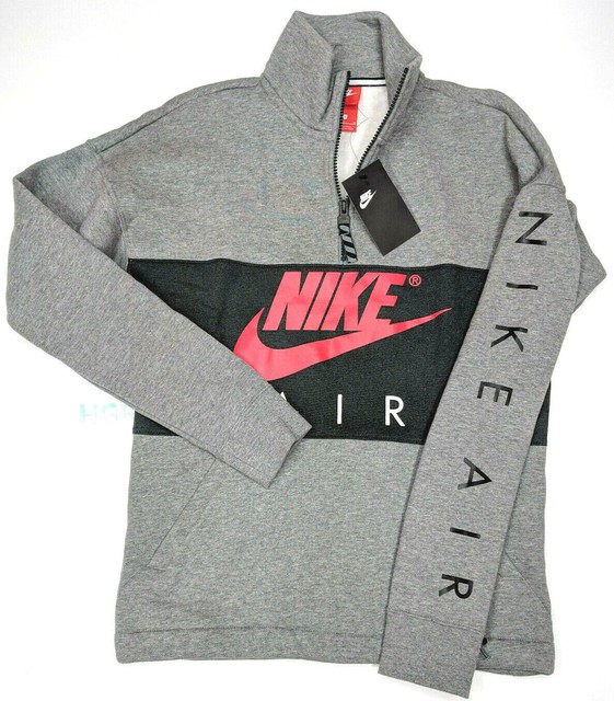 nike air half zip jacket red