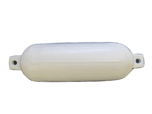 Boa parafango gonfiabile a costine bianca (22 cm x 70 cm barca Castro doppio occhio) - Foto 2 di 5