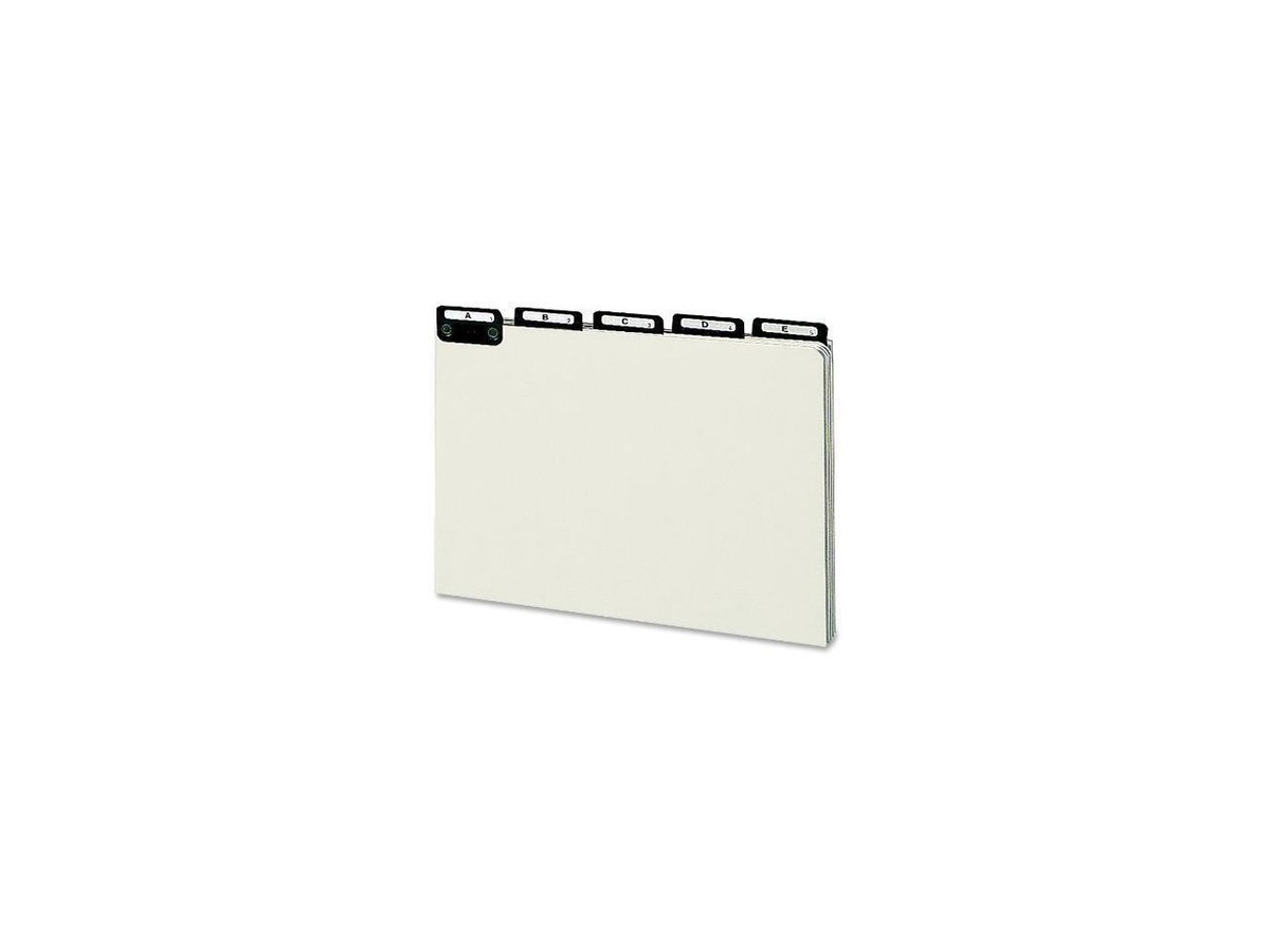 Smead Pressbrd File Guides A-Z 1/5 Metal Tab Legal GY/GN