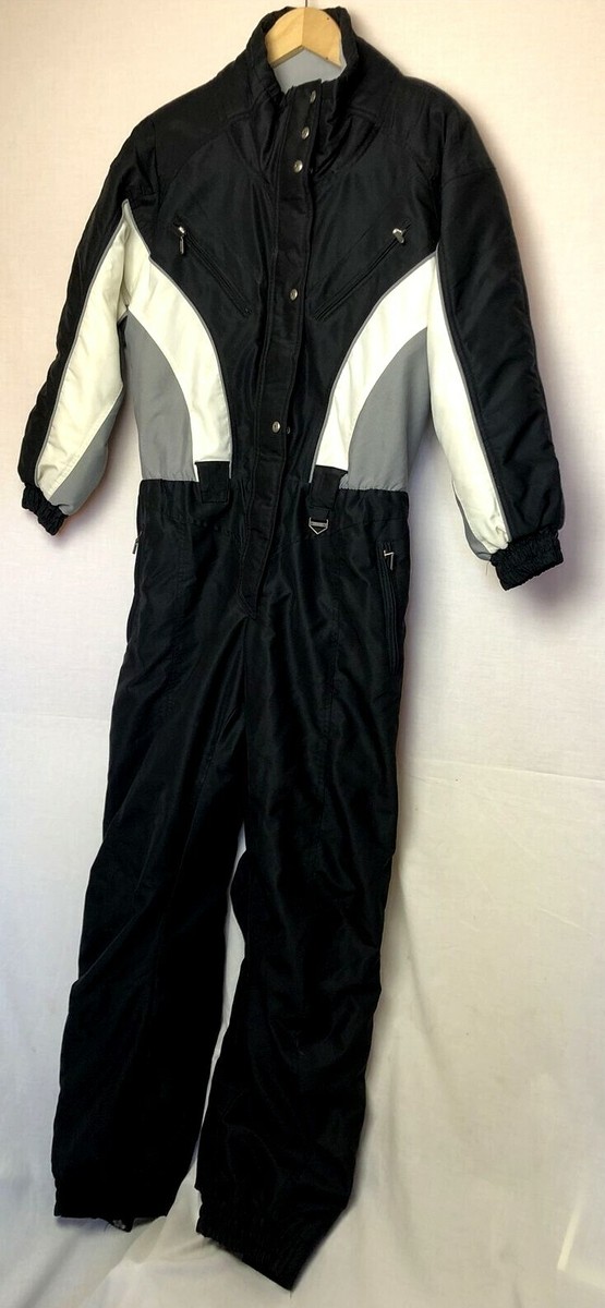 Inside Edge Vertical One Piece Snowsuit Women's sz Medium Vtg 90's