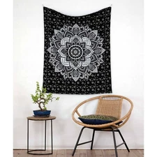 Mandala Tapestry Wall Hanging Hippie Indian Twin Bedspread Bohemian Decor Throw