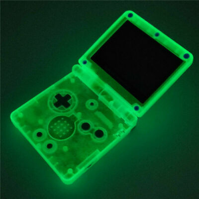 Nintendo Game Boy Advance GBA SP Glow in the Dark Clear Yellow