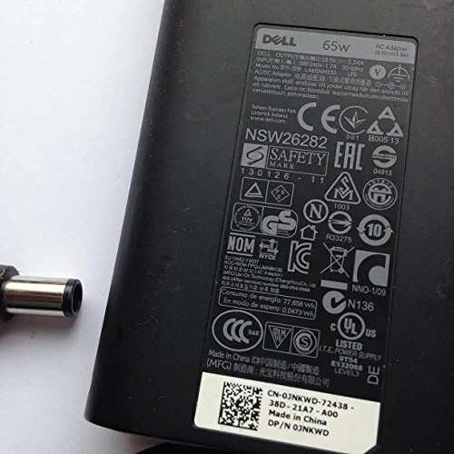 Original Dell Latitude 65W Ladegerät Netzteil LA65NM130 GETESTET KOSTENLOSER VERSAND - Bild 2 von 4