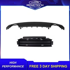 Front Bumper Lower Molding Trim Valance Cover For 2021 2022 2023 Ford F150 Black