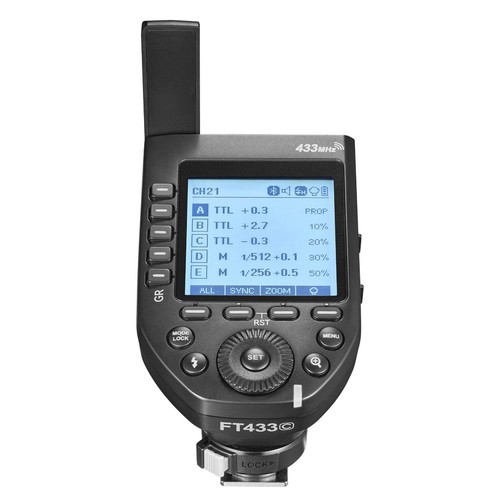 Juego de disparador de flash inalámbrico Godox FT433 433 MHz y receptor FR433 con control de aplicación - Imagen 5 de 16