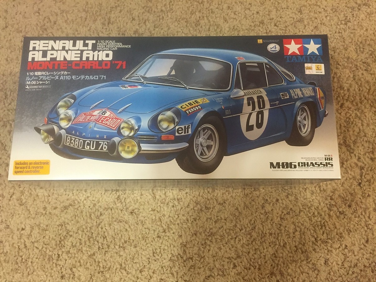 58591 Tamiya Renault Alpine A110 '71 Monte Carlo Kit - M06 Empty