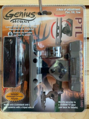 New Cuddeback Genius PTL Game Camera Mount Pan Tilt Lock Tan 3488