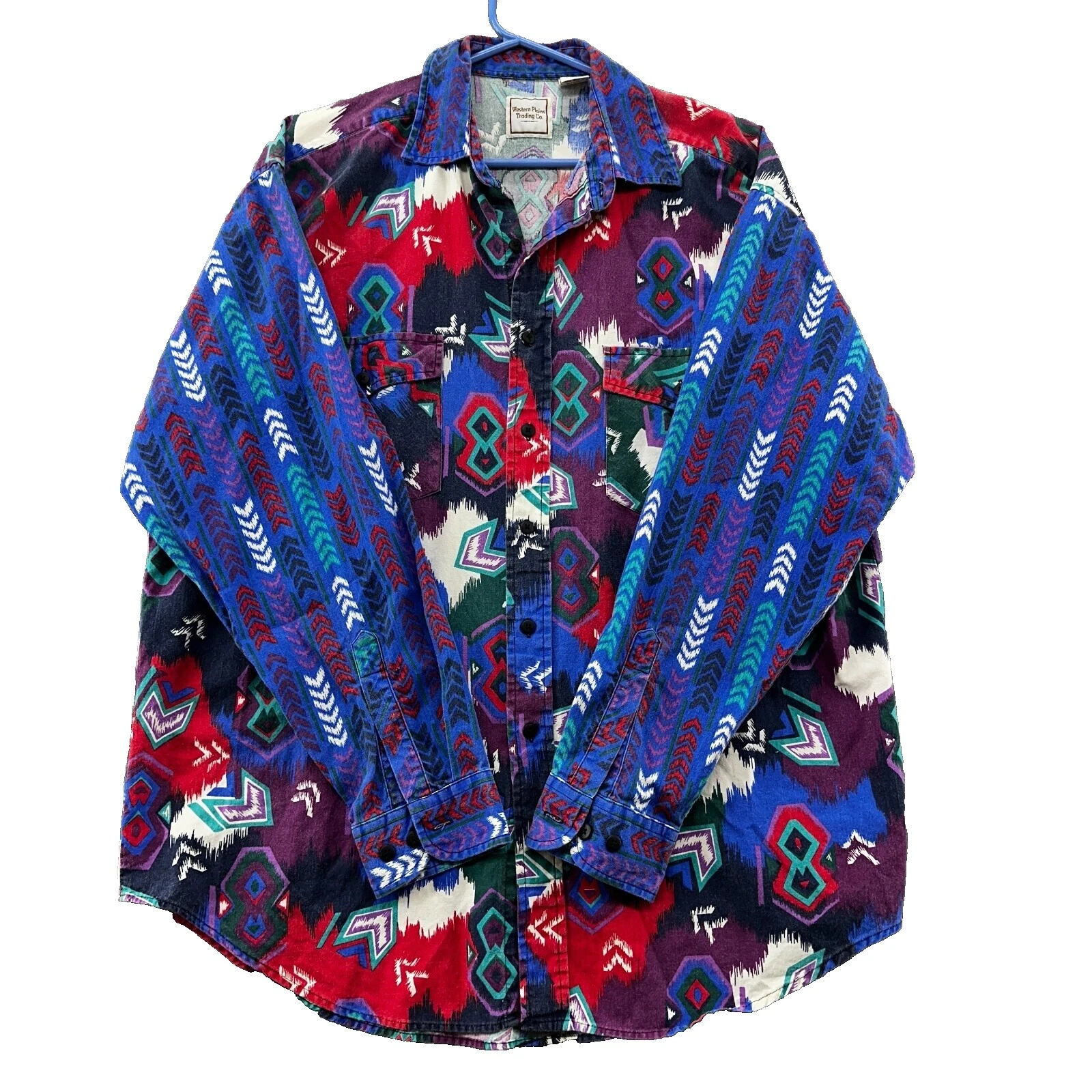 Western Plaid 100% Cotton Dress Shirts for Men