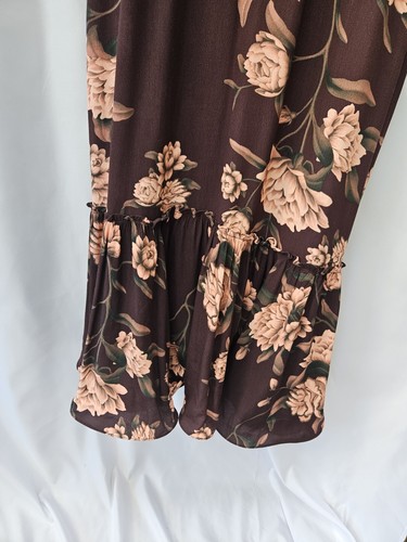 Johanna Ortiz x H&M Midi/Maxi Ruffle Dress Pre-Owned Size Winter Floral L - Foto 5 di 13