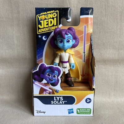 Star Wars: Young Jedi Adventures 3  LYS SOLAY Action Figure (NEW NIB) Lightsaber