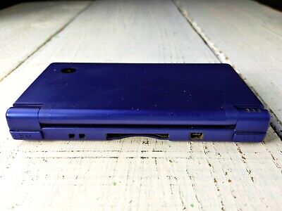 Nintendo DSi Metallic Blue Handheld System Japan NTSC & PKEMON Dash