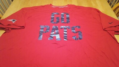 NEW ENGLAND PATRIOTS MEN'S NIKE NFL LOCAL GO PATS TRI BLEND TSHIRT, S, M or 4XL