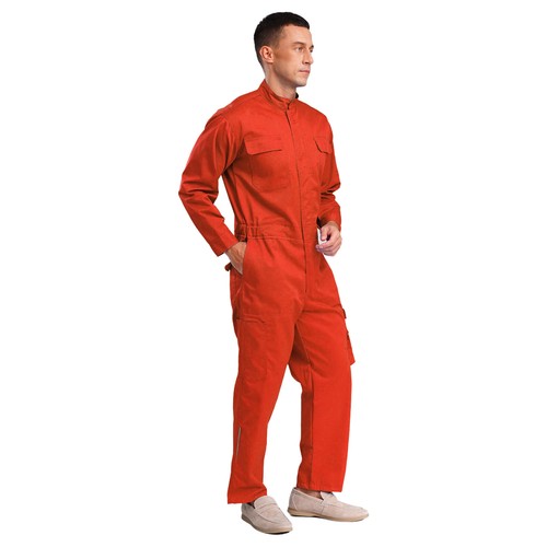 Men Bodysuit Workers Overall Workshop Jumpsuit Garage Rompers Pockets Workwear - Picture 27 of 57