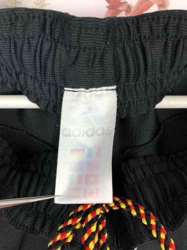 Vintage 90's Adidas Germany Football Shorts Soccer Mens Black National Size L - Picture 8 of 10