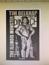 Bodybuilding Powerlifting Tim Belknap The Illinois Monster Rare Booklet 2024